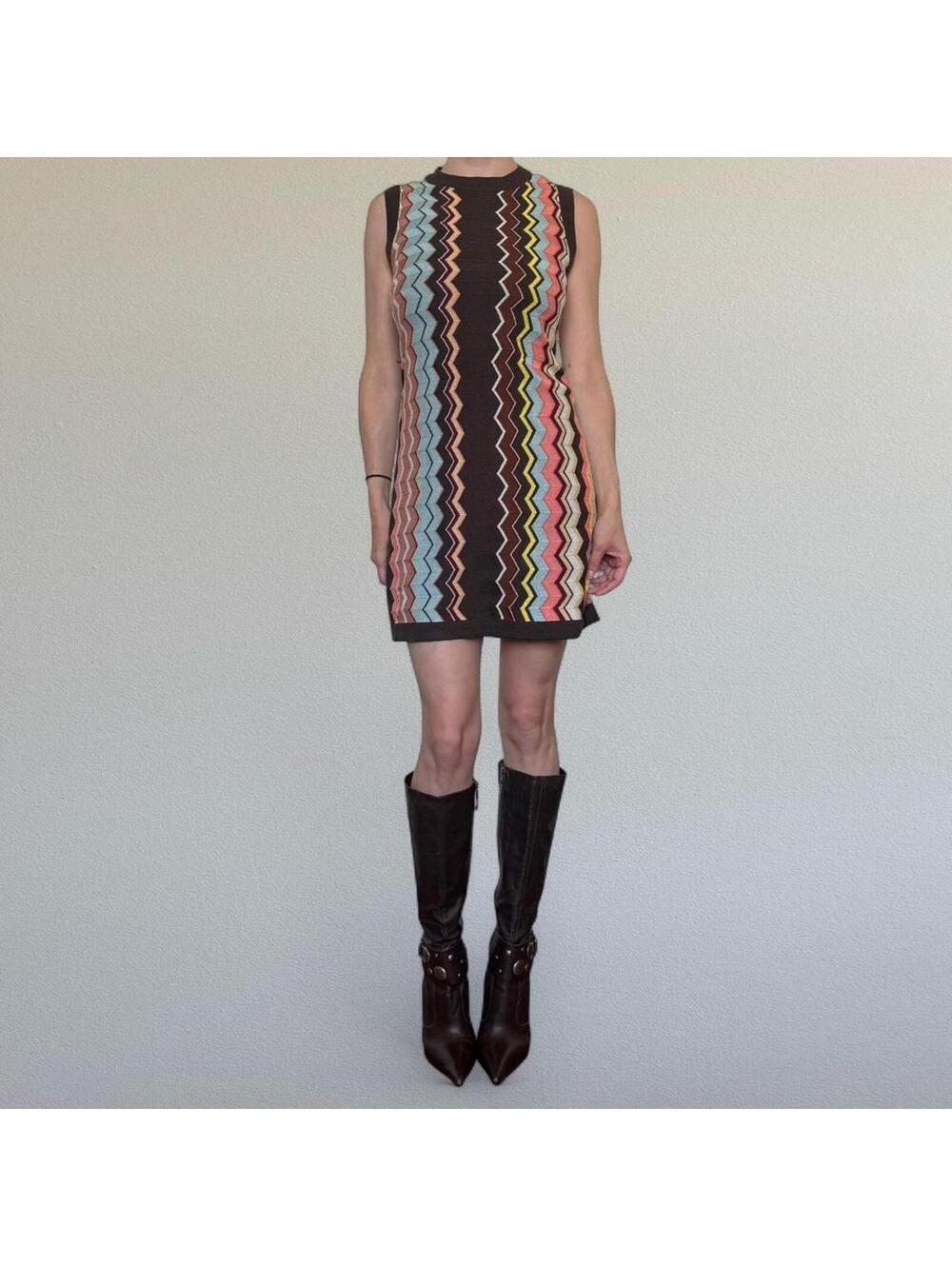 SOLD Missoni knit mini dress. Size S.
